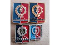 Значки - Ростов на Дон 4 бр.