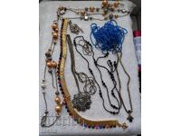 Bijuterii vechi, întregi și piese, lot zece