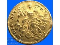 Vatican Zecchino 1740-1758 Zecchine Benedict XIV gold - RARE