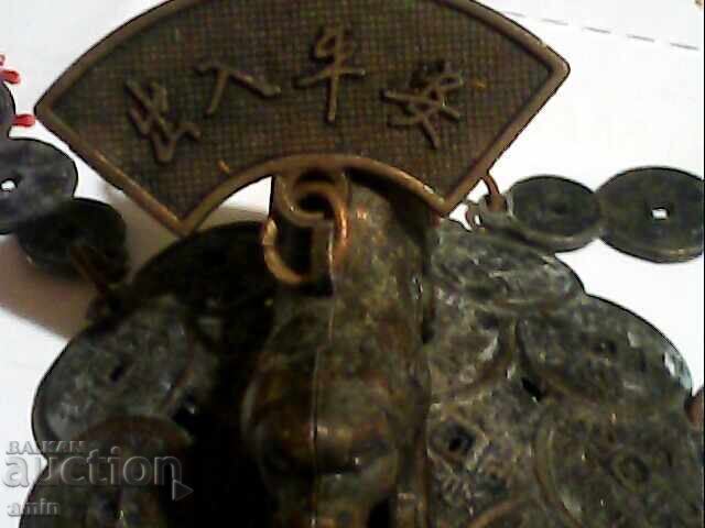 Auction  Chinese jewelry for luck with coins