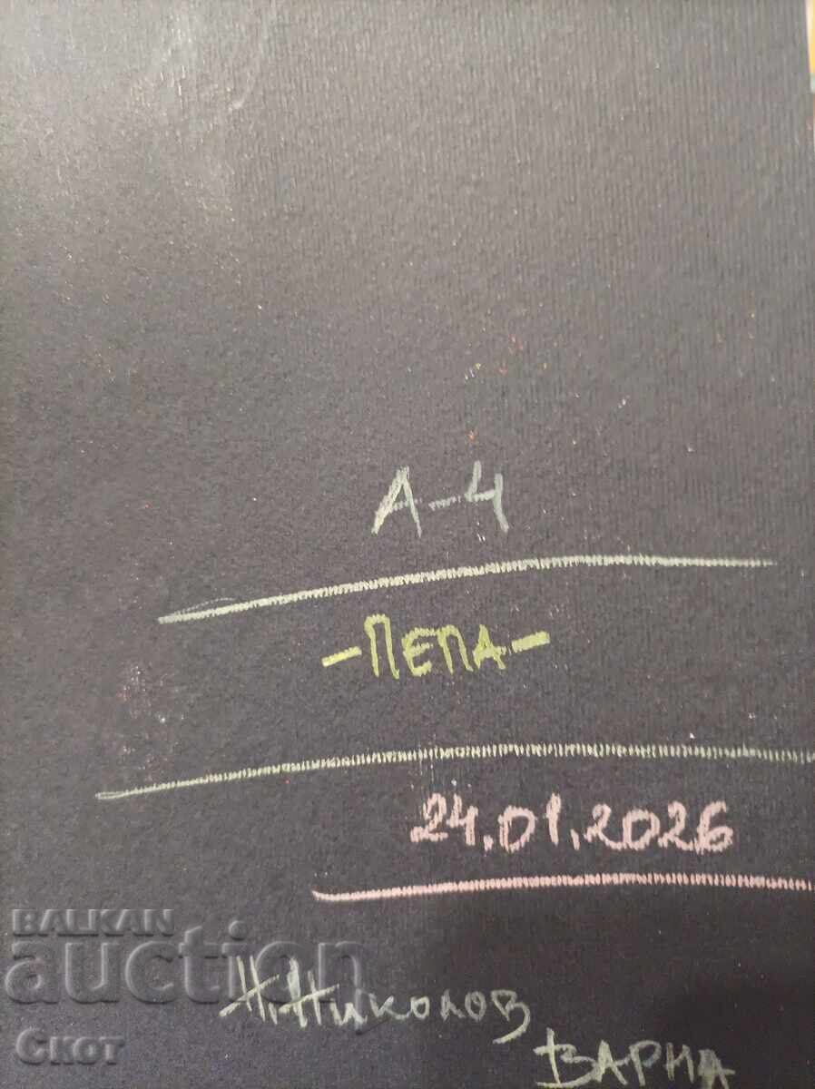 Рисунка с цветни моливи с цена € 22.00 | 43.03 лв.