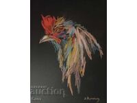 Drawing with colored pencils