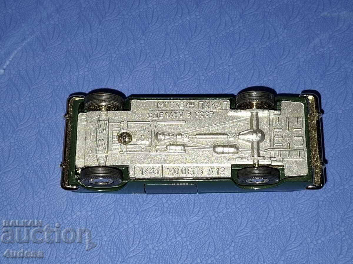 1980 godina metalic Moscovici A19 pick-up scară 1:43 verde închis - 5