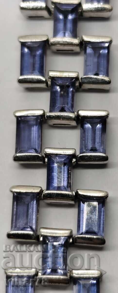 Silver bracelet 925 grade with iolite with price € 179.99 | 352.03 BGN
