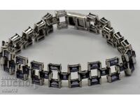 Ασημένιο βραχιόλι 925 με ιόλιθο