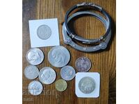 Лот Монети Микс Сребро Други Метали Румъния Гърция Сащ  БЗЦ