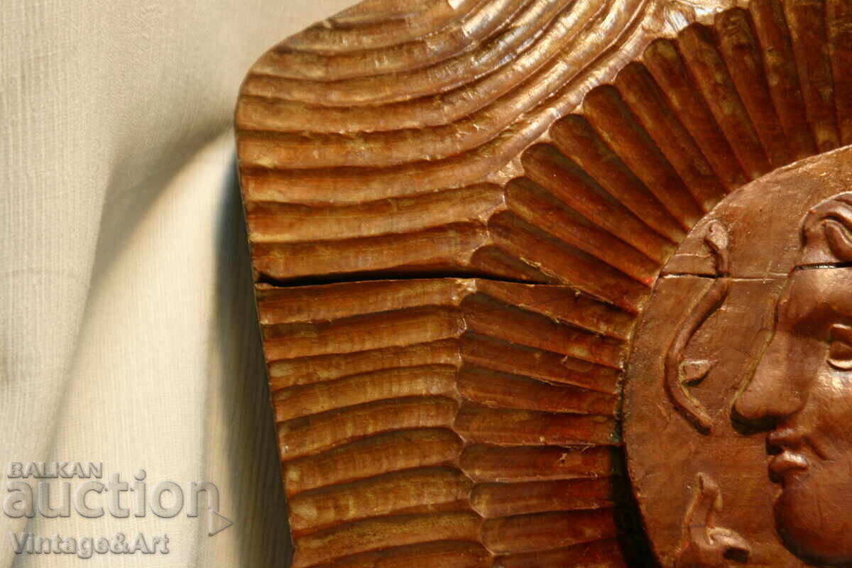 Delivery of Wood Carving Roman Coin Syracuse Author's