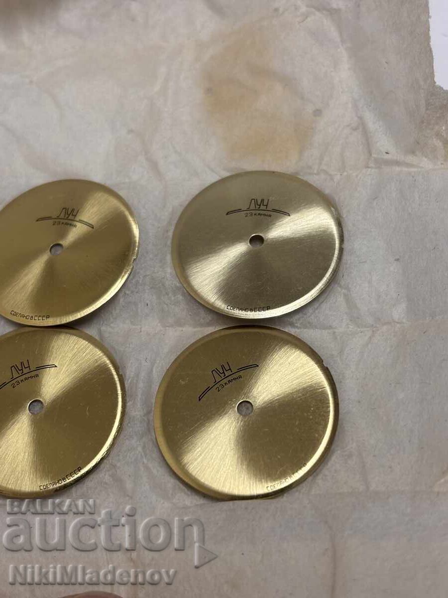 Delivery of BZTs! Lot of Brand New Dials for a LUCH 23 JEWEL Hand-Wound Watch