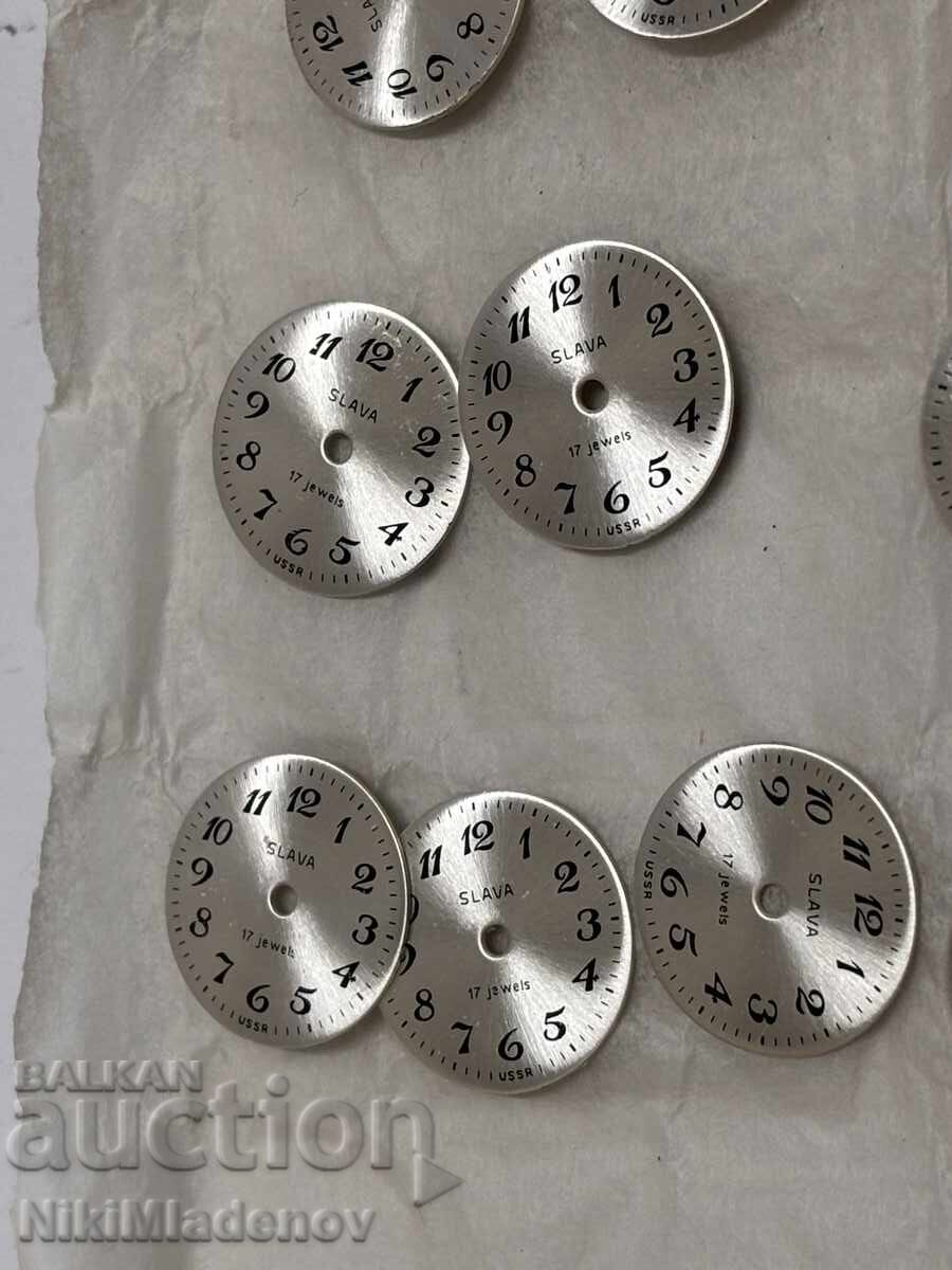 Auction  BZTs! Lot of Brand New Dials for Women's Slava Watches