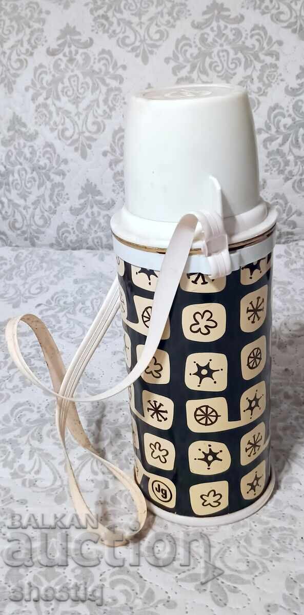 Vintage thermos - retro design (60s-70s)