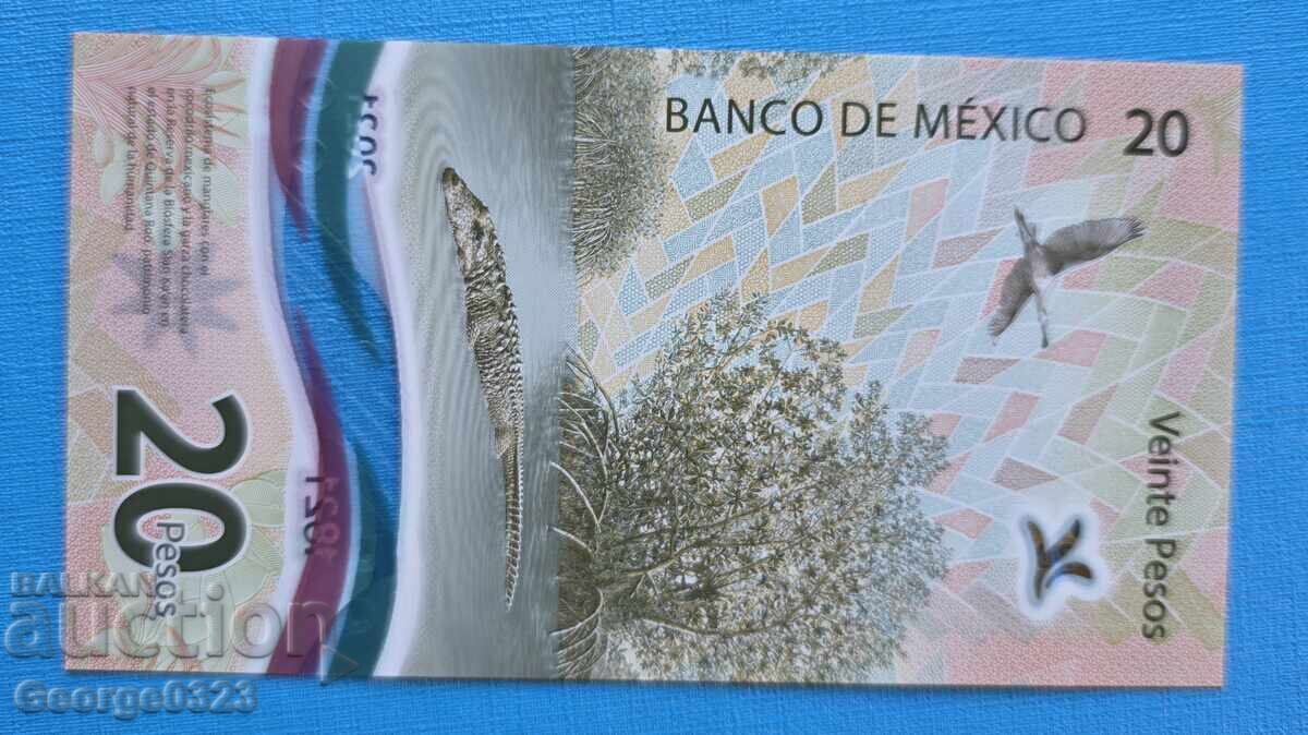 Mexic 2021 20 pesos Jubileu polimer UNC Nouă cu preț € 3.00 | 5.87 BGN Mexic 2021 20 pesos Jubileu polimer UNC Nouă cu preț € 3.00 | 5.87 BGN