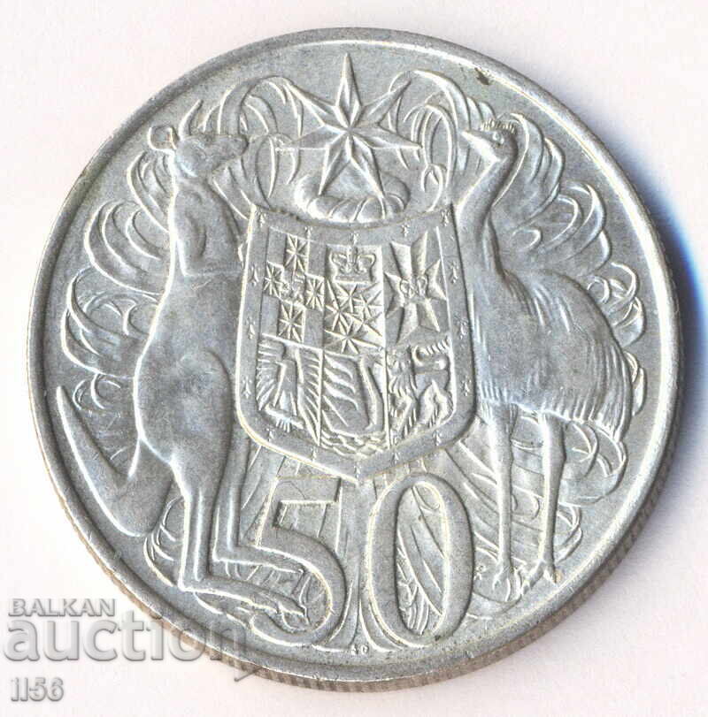 Australia - 50 cenți 1966 - argint