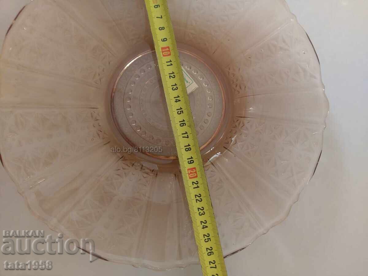 Δημοπρασία Γυάλινα πιάτα 2 τεμάχια, Γυάλινο εργοστάσιο Β Καλάρωφ