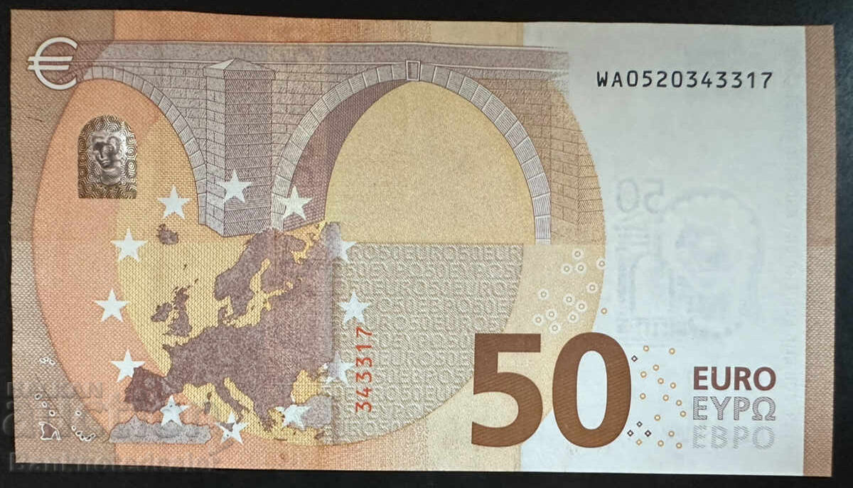 Germania 50 Euro 2017 WA 3317 cod W00485 În Stea cu preț € 90.00 | 176.02 BGN