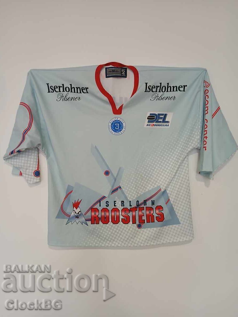 Cămașă de hochei purtată în meci – Iserlohn Roosters cu preț € 19.00 | 37.16 BGN