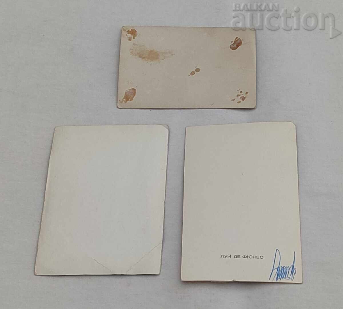 LOUIS DE FUNES CINEMA FRANCE P.C. LOT 3 PIECES with price € 2.00 | 3.91 BGN