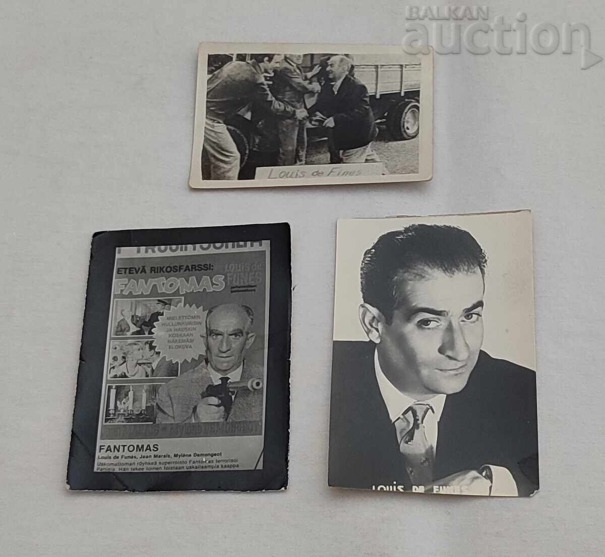 LOUIS DE FUNES CINEMA FRANCE P.C. LOT 3 PIECES