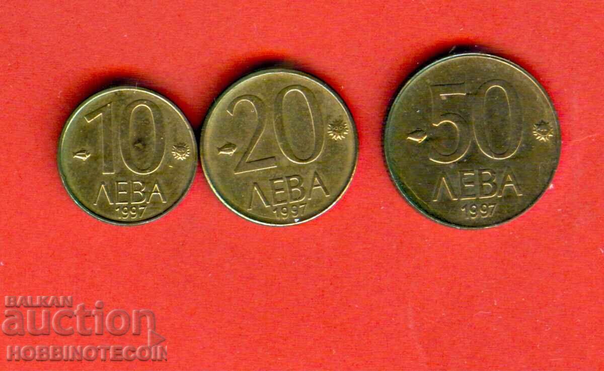 BULGARIA BULGARIA 10 - 20 - 50 Leva emisiune 1997 SET - 2 BULGARIA BULGARIA 10 - 20 - 50 Leva emisiune 1997 SET - 2