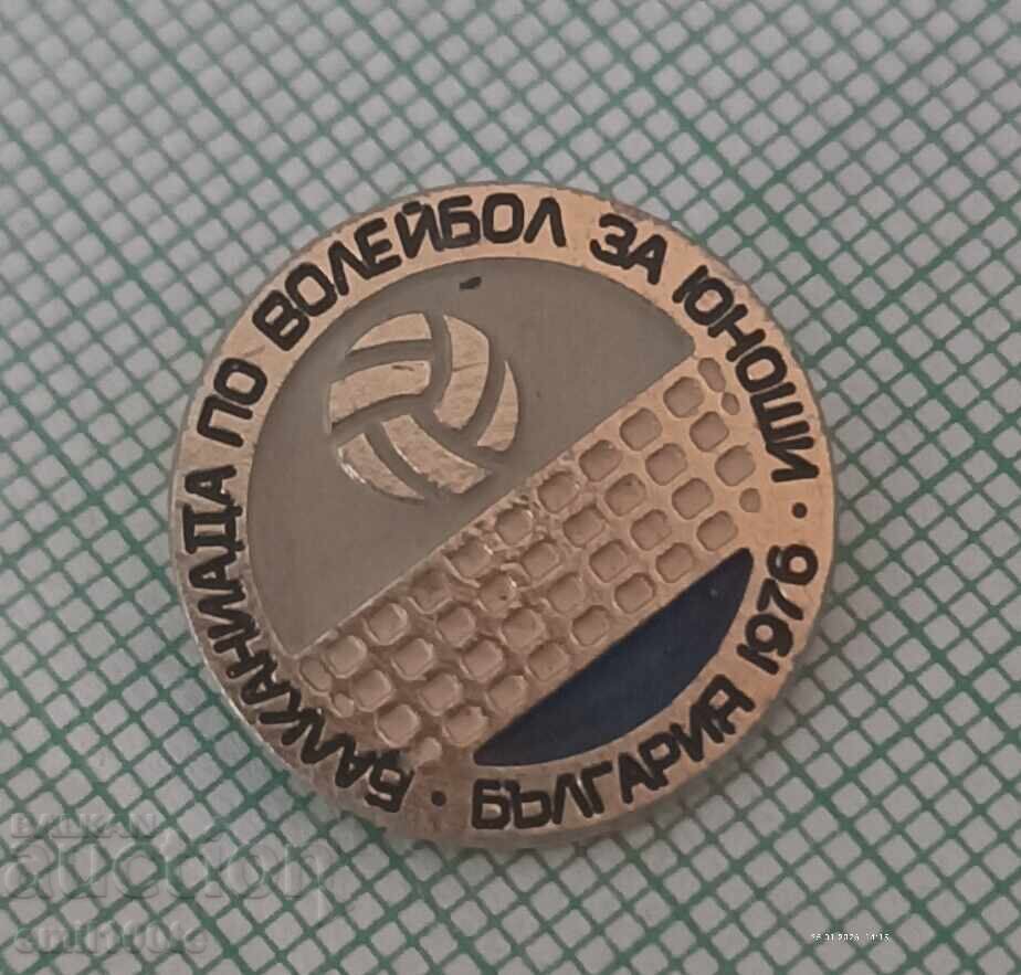 Licitație Emblemă - Balcaniada de Volei Bulgaria 1976 Licitație Emblemă - Balcaniada de Volei Bulgaria 1976