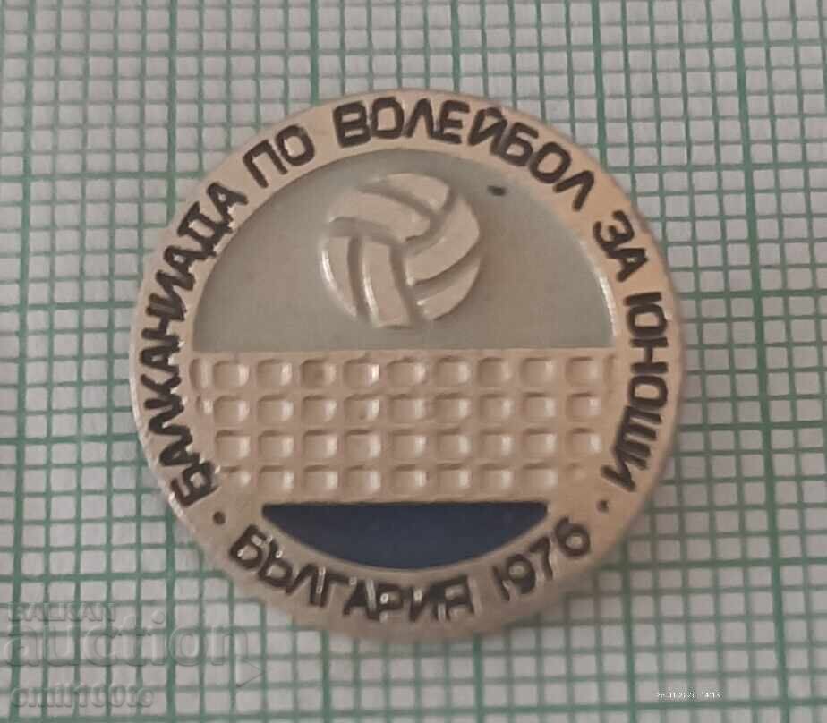 Emblemă - Balcaniada de Volei Bulgaria 1976 Emblemă - Balcaniada de Volei Bulgaria 1976