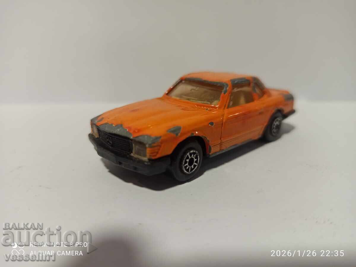 Old toy car Mercedes 500SL 1/64