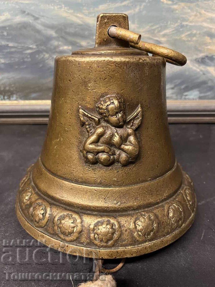 Clopot vechi, de bronz, bisericesc - 7