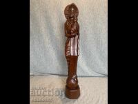 скулптура от резбовано дърво – Дева Мария с младенеца