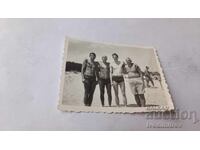 Photo Sozopol Four Men on the Beach 1965