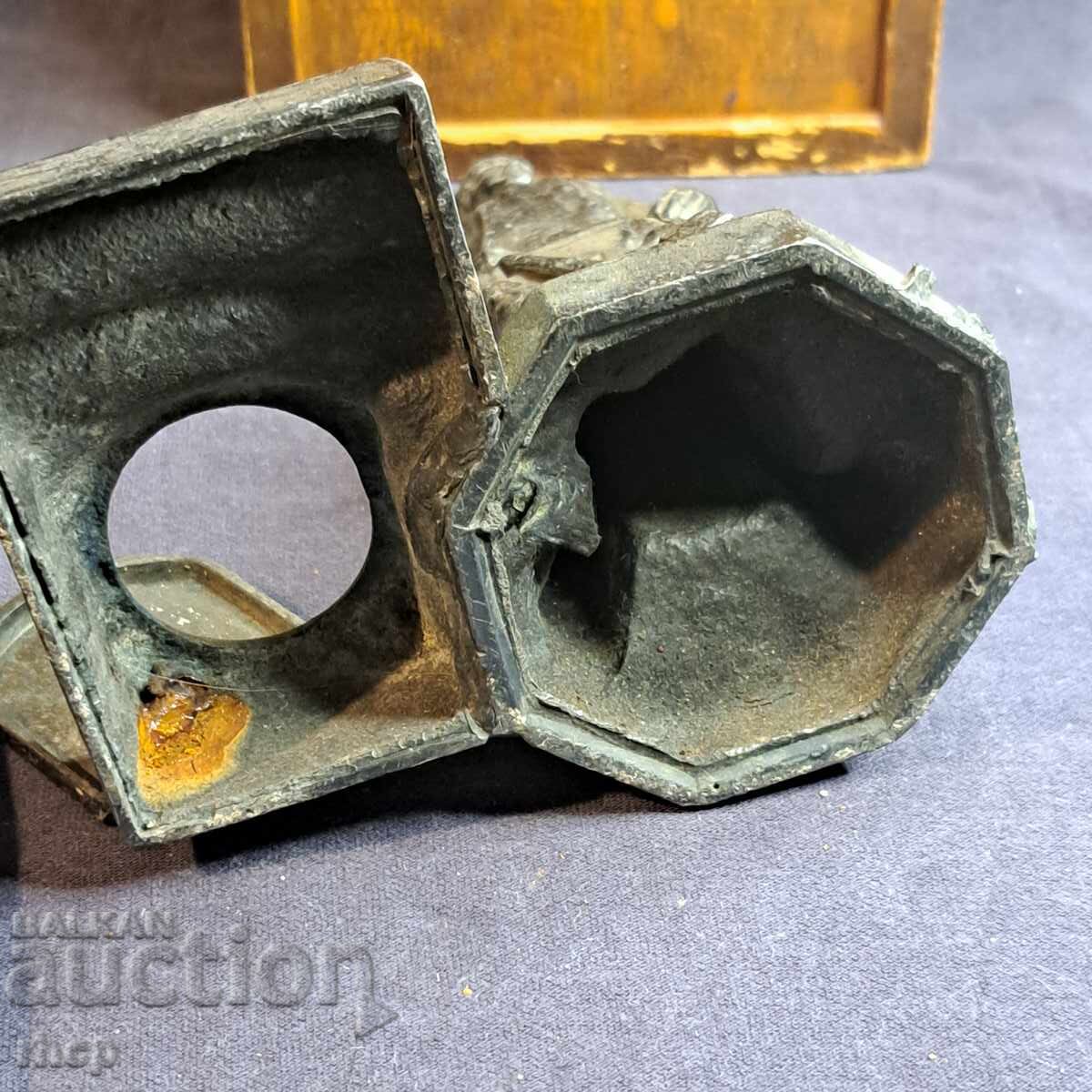 Παλιά μελανοδοχείο φιγούρα σιδερά - 5