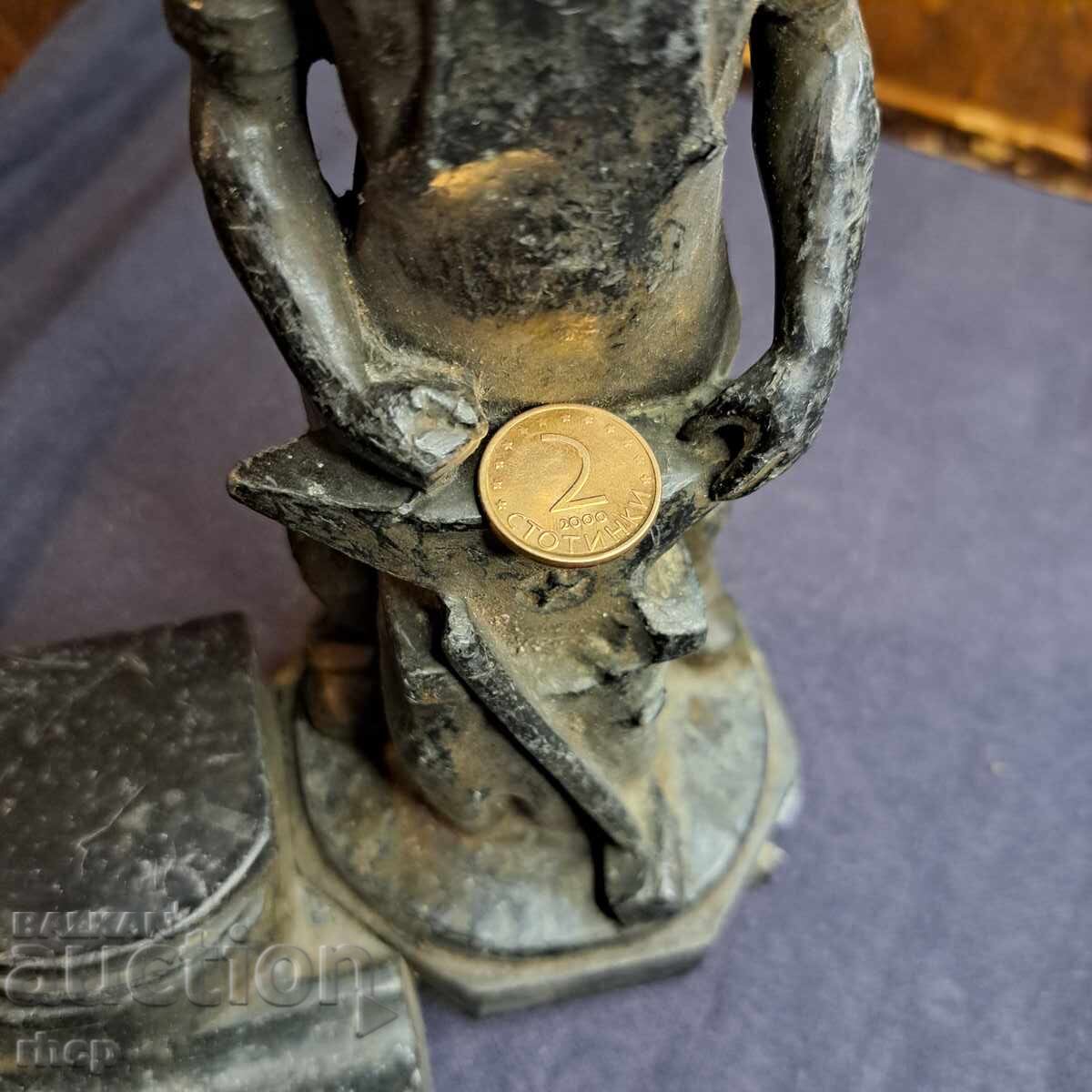 Παλιά μελανοδοχείο φιγούρα σιδερά - 7