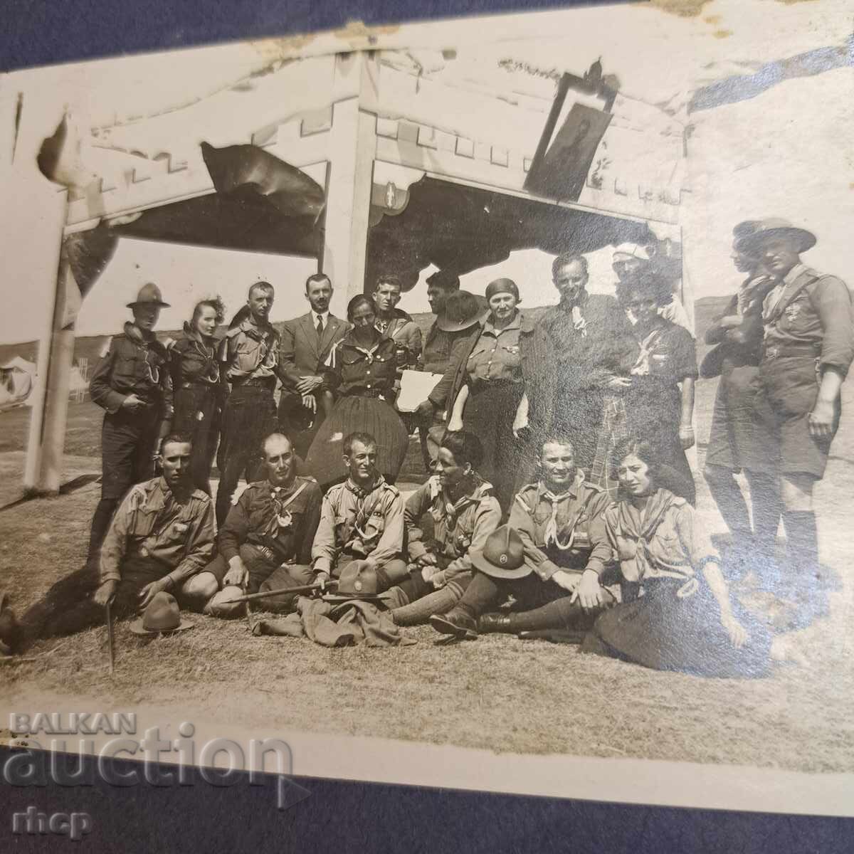 Scouts 1920s Kingdom of Bulgaria photo album - 6 Scouts 1920s Kingdom of Bulgaria photo album - 6