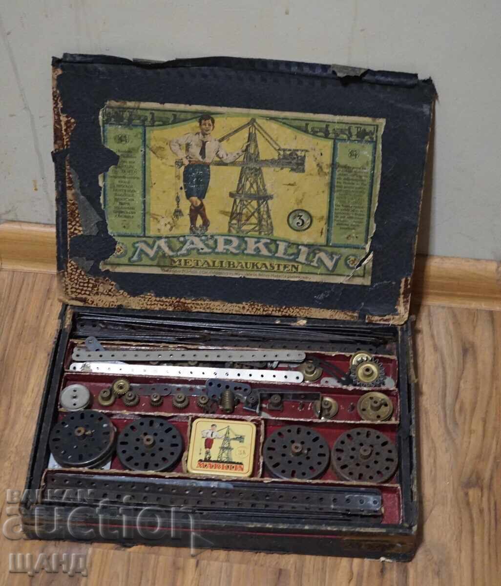 Livrarea MARKLIN Star Constructor Metalic German cu Macara și Cutie