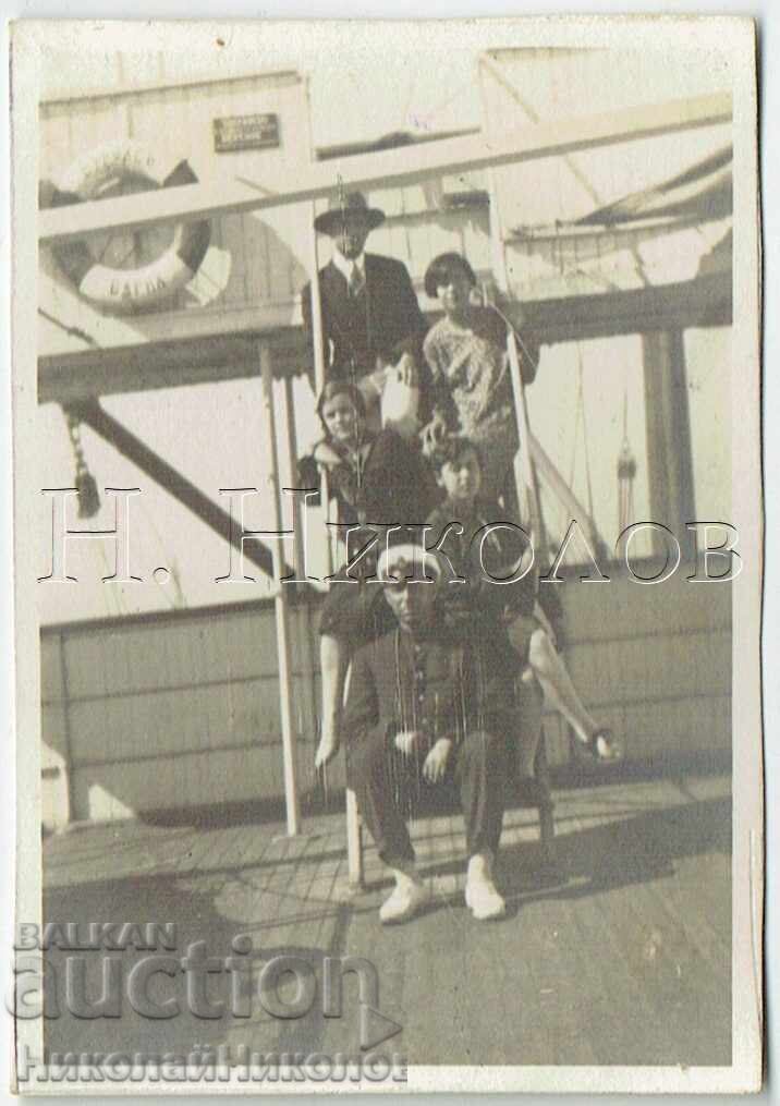 MICĂ POZĂ VECHE CONSTANTINOPOL LA BORDUL VAPORULUI BURGAS E905