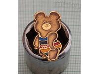 ОЛИМПИАДА МОСКВА МЕЧЕТО МИША СССР ЗНАЧКА