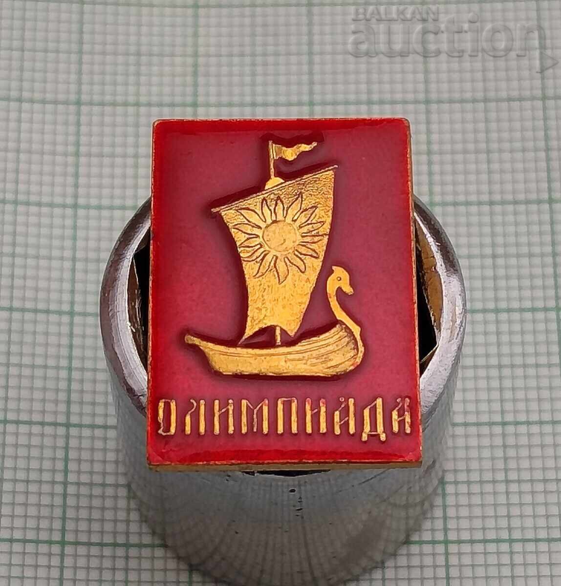 OLIMPIADA MOSCOVA URSS INSIGNĂ