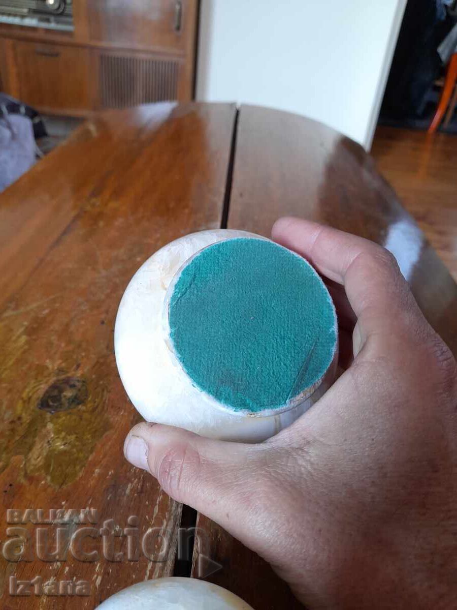 Cutie veche de bijuterii din marmură - 5