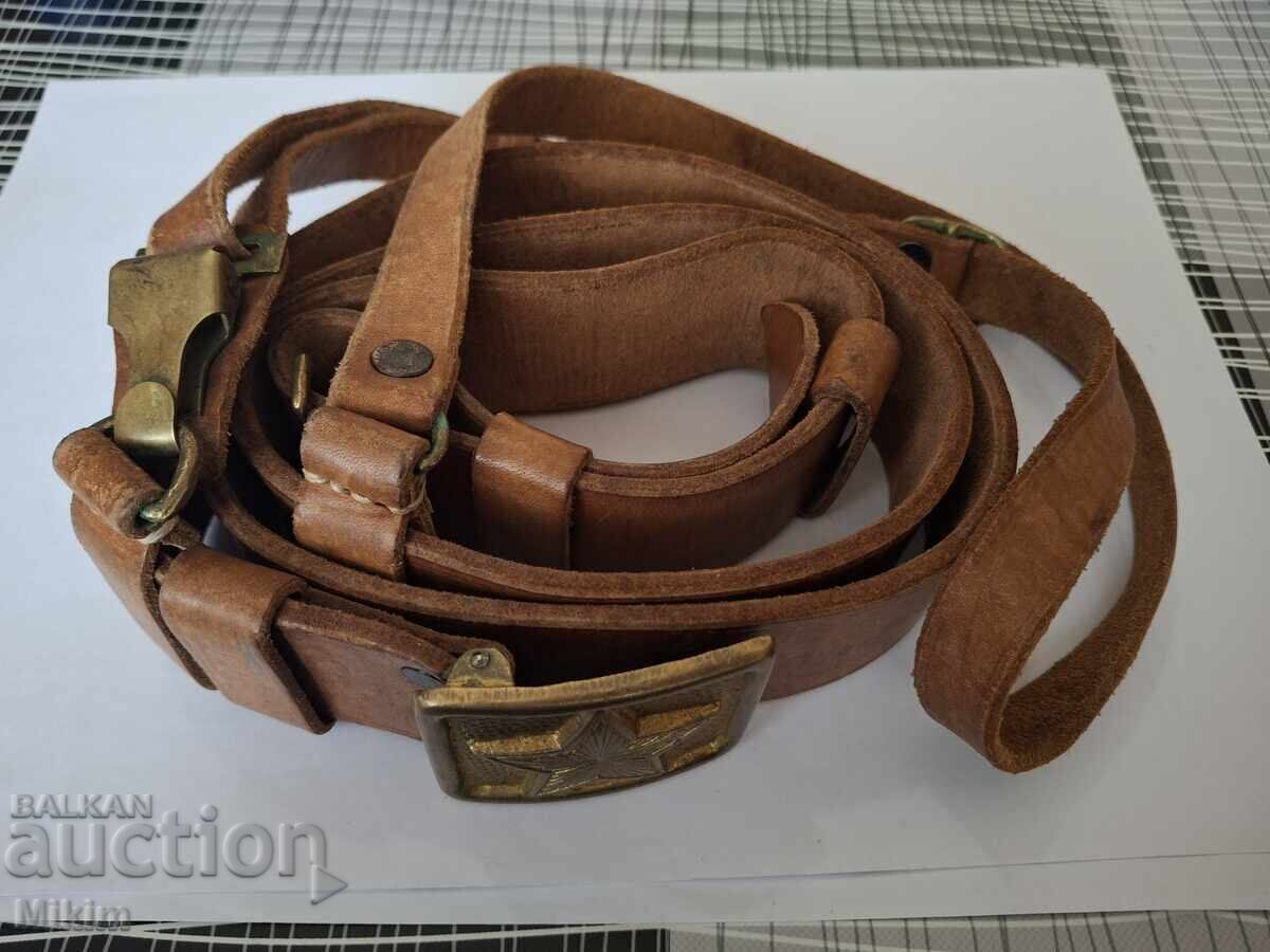 Centură militară veche pentru bărbați - nou-nouță Centură militară veche pentru bărbați - nou-nouță