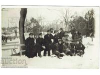 1929 FOTOGRAFIE VECHE VARNA ELEVI DE GIMNAZIU ELIBERAȚI DE LA CLASA E910