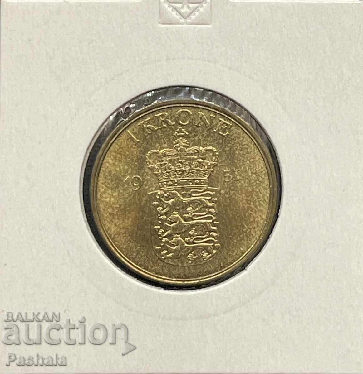Δανία 1 κορώνα 1957