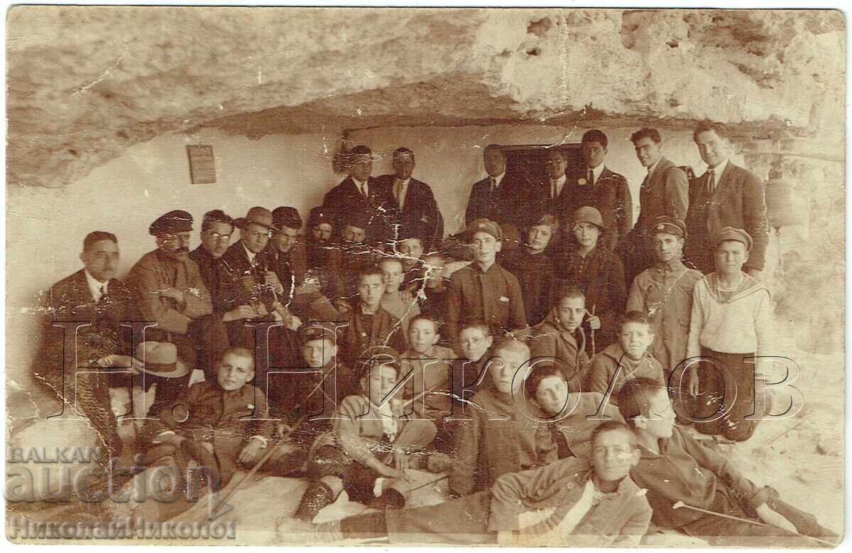 1924 ΠΑΛΙΑ ΦΩΤΟΓΡΑΦΙΑ ΒΑΡΝΑ ΕΚΤΗ ΤΑΞΗ ΣΤΟ ΜΟΝΑΣΤΗΡΙ ΑΛΑΤΖΑ Ε914