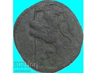 Кватрино 1610 Ватикан  Павел V  Лъв с знаме бронз