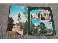 Стара картичка Полша Варшава изглед паметник сграда