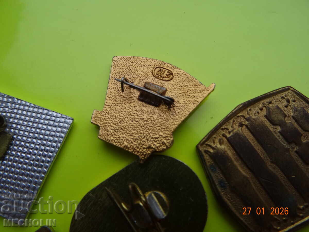 INSIGNE BULGARE VECHI DE COLECȚIE - 6 INSIGNE BULGARE VECHI DE COLECȚIE - 6