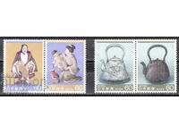 1985 Japonia. Meșteșuguri tradiționale - ceramică și obiecte din fier