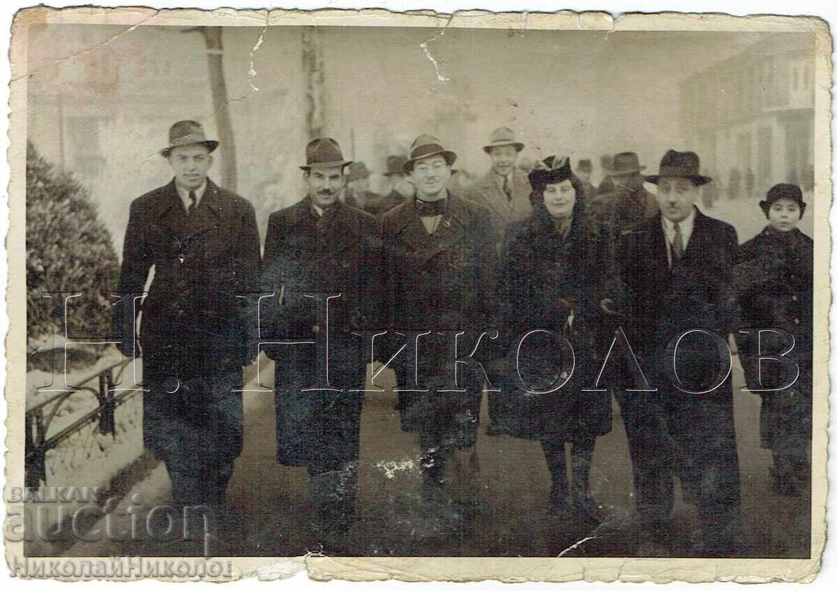 1943 FOTOGRAFIE VECHE PLIMBARE PRIN SOFIA E928