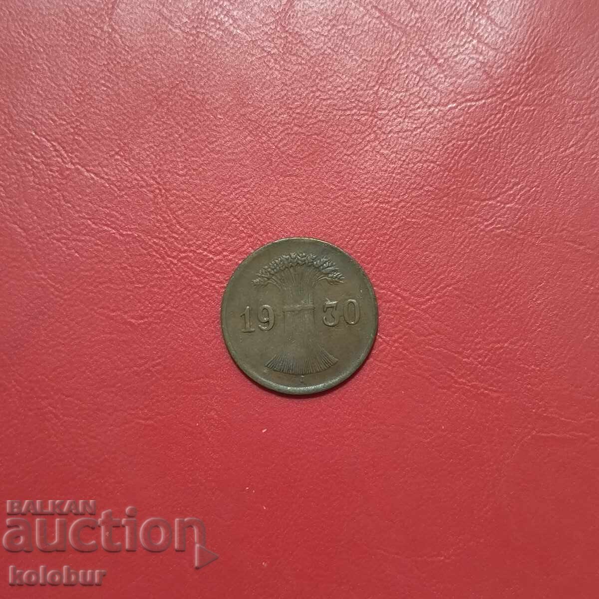 1 πφένιγκ 1930 Γερμανία MD - A με τιμή € 1.00 | 1.96 BGN