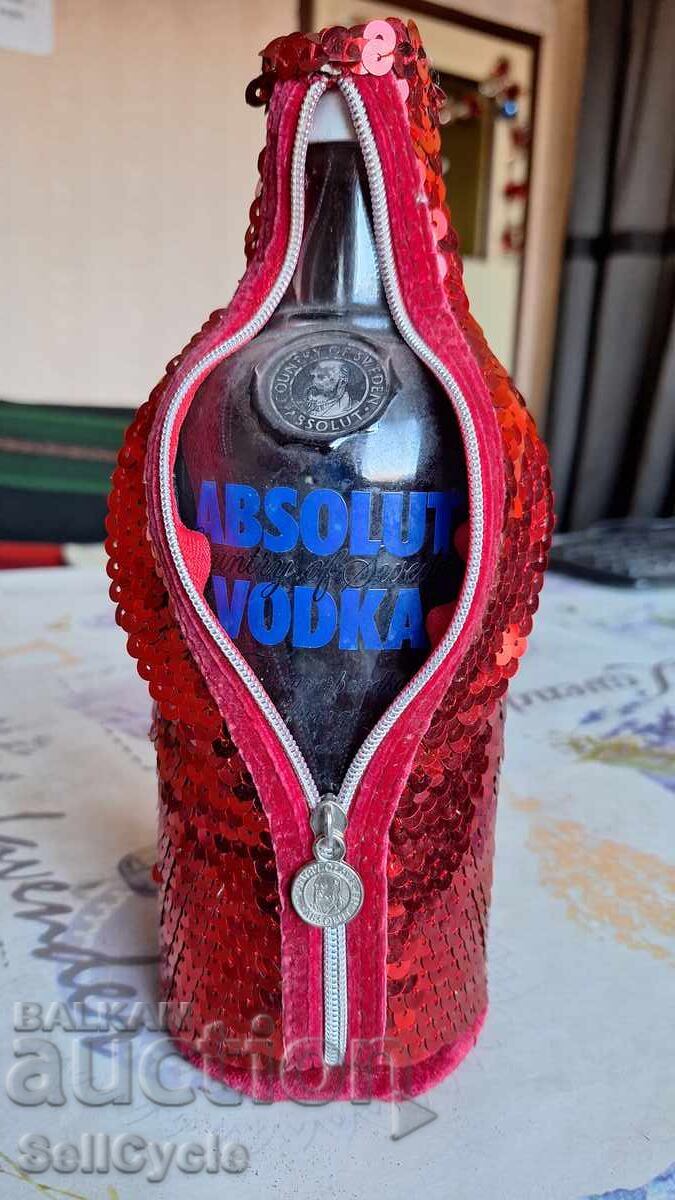 ✅HUSĂ STILATĂ PENTRU STICLĂ DE VODCĂ ABSOLUT❗