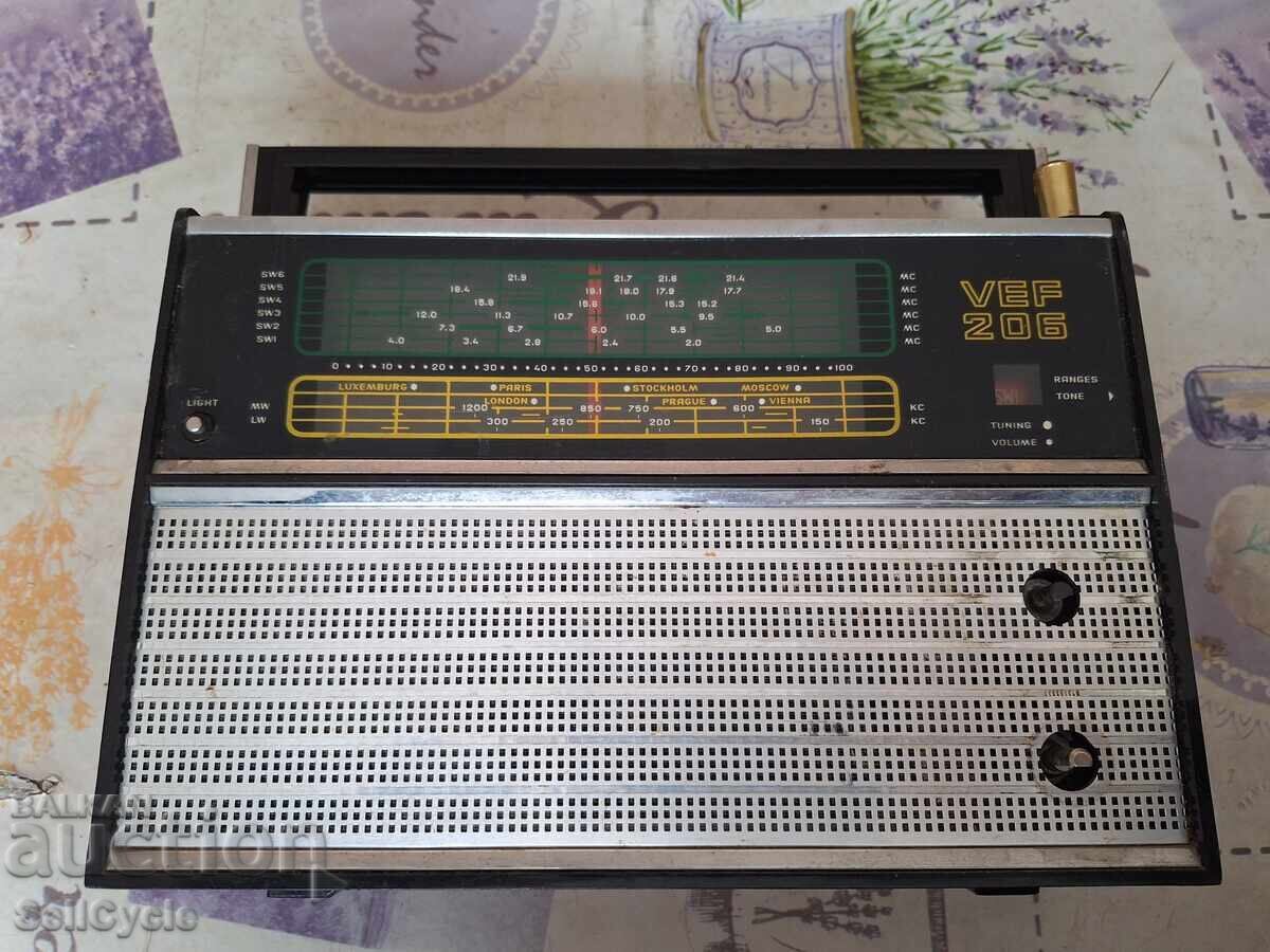 ✅RADIO/TRANSISTOR VEF/VEF 206❗ with price € 15.00 | 29.34 BGN