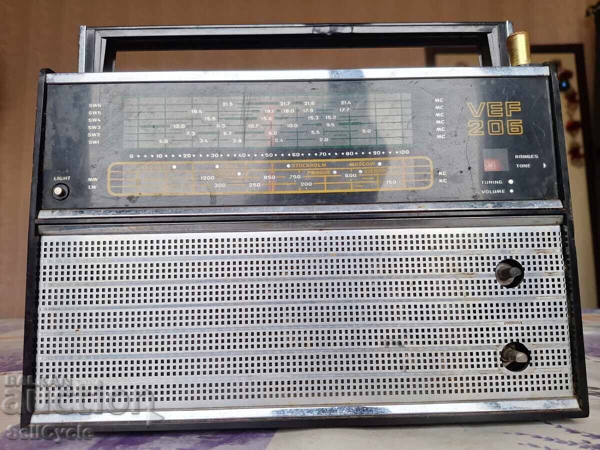 ✅RADIO/TRANSISTOR VEF/VEF 206❗