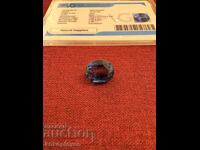 13.9mm, 13.1Cts. Safir Natural, Certificat VG